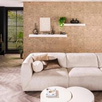 Daphne wandplank 150 cm - marmer composiet