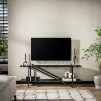 Kingsley tv-meubel 140 cm - grijs