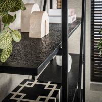 Kingsley stellingkast 140 cm 5 laags - grijs