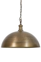 Demi hanglamp Ø70 cm ruw oud brons van het woonmerk Light & Living