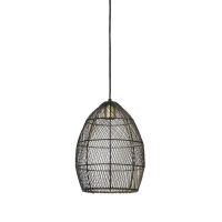Meya hanglamp Ø23x31 cm - zwart-goud