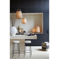 Jacinto hanglamp ø38x50 cm - naturel