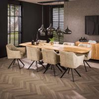 Jami uitschuifbare eettafel 175-275 cm - acacia hout