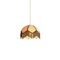 Sulina hanglamp ø35x28 cm raffia - naturel+groen