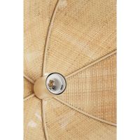 Sulina hanglamp ø55x36,5 cm raffia - naturel+groen