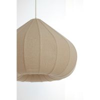 Zubeda hanglamp ø50x34 cm linnen - naturel