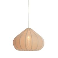 Zubeda hanglamp ø60x42,5 cm linnen - naturel