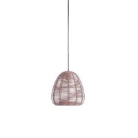 Oliveria hanglamp ø25x25 cm - licht roze