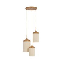 Danialo hanlamp 3L getrapt ø35x32 cm hout