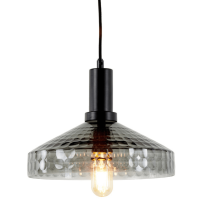 Delilo hanglamp Ø23 cm glas smoke grijs van het woonmerk Light & Living