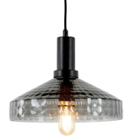 Delilo hanglamp Ø28 cm glas smoke grijs van het woonmerk Light & Living