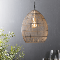 Meya hanglamp Ø40x53 cm metaal zwart/goud van het woonmerk Light&Living