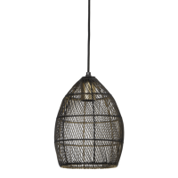 Meya hanglamp Ø20x25 cm metaal zwart/goud van het woonmerk Light&Living