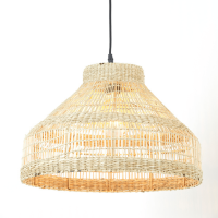 Latika hanglamp Ø45x30 cm naturel van het woonmerk Light&Living