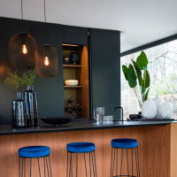 Reilley hanglamp Ø40x48 cm mat zwart van het woonmerk Light&Living