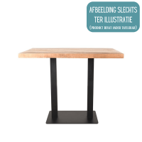 Restaurant/Bartafel 120x70x92 cm - straight edge - espresso