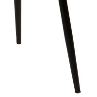 Nøra Phil eetkamerstoel | zwart metaal onderstel | stof Sawana - grijs