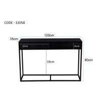 Kala dressoir 120 cm - zwart