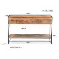 Elin dressoirs 120 cm mangohout - naturel