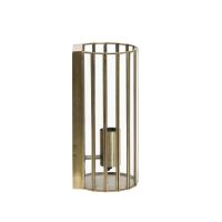 Strøby wandlamp 14x13x30,5 cm - antiek brons+glas