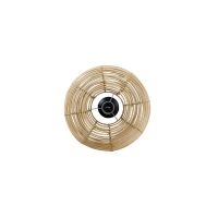 Milan wandlamp ø40x15 cm rotan - naturel
