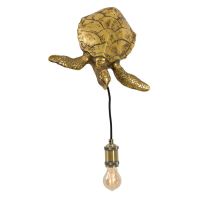Turtle wandlamp 35x26x20 cm - brons