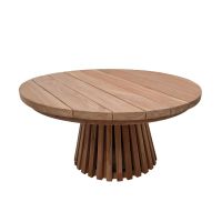 Livingfurn Cindo ronde tuin salontafel 80 cm - naturel