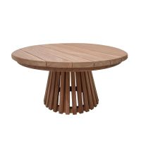 Livingfurn Cindo ronde tuin salontafel 80 cm - naturel
