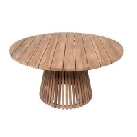 Livingfurn Cindo ronde tuintafel 120 cm - naturel