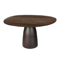 Marron eettafel 140 cm - espresso