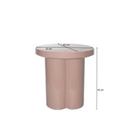 Noa bijzettafel 43 cm - roze