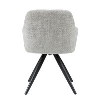 Livingfurn Tommy draaibare eetkamerstoel bisque - oasis