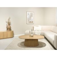 Novero salontafel ovaal 120 cm - naturel