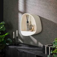 Allan wandschap organisch rond - marmer composiet