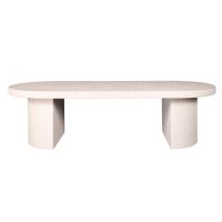 Fraaai Katie salontafel 150 arch stone - marmer composiet - OUTLET B