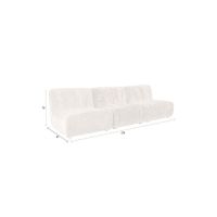 Giada 3-zitsbank - bruin