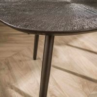 Daisy salontafel metaal leaf set van 2 - brons donkerbruin