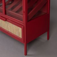 Mori wijnkast rood