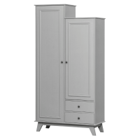 Lily garderobekast grenen 190 cm clay van het woonmerk Woood