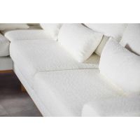 Cleo 3-zits hoekbank links stof - naturel