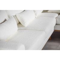 Cleo 3-zits hoekbank rechts stof - naturel