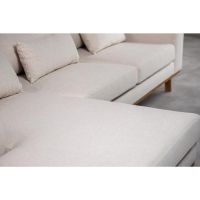 Vurna Grande 3-zits hoekbank links stof - beige