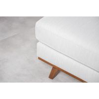 Melva 3-zits hoekbank rechts stof - beige