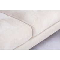 Christie 3-zits hoekbank rechts stof - champagne