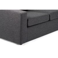 Dortmund 6-zits hoekbank L+R stof - antraciet