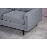 Dianna 3-zits hoek links stof - grijs