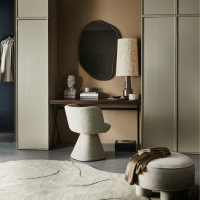 Romee spiegel organisch 100 x 70 cm metaal zwart van het woonmerk Woood