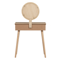 Soof hal/kaptafel naturel hout van het woonmerk Woood