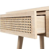 Soof hal/kaptafel naturel hout van het woonmerk Woood