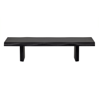 Cali salontafel 120 cm mangohout zwart van het woonmerk Woood